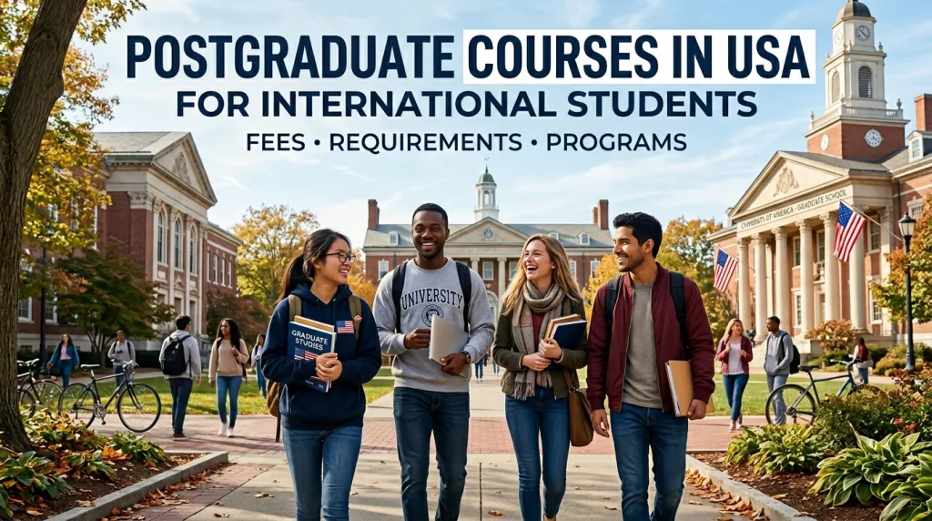 Postgraduate Courses in USA for International Students